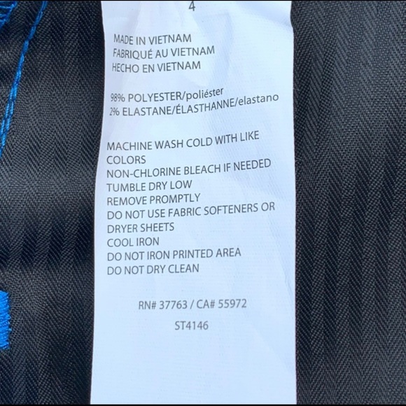 NWT PGA Tour Blue Motion Flux 360 Golf Shorts Women 4 - Picture 4 of 10